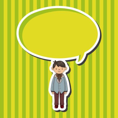 Erkek adam çizgi film Tema öğeleri