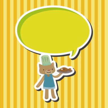 hayvan kedi Şef çizgi film Tema öğeleri