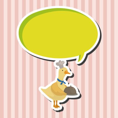 hayvan ördek Şef çizgi film Tema öğeleri