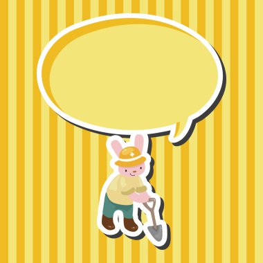 hayvan tavşan alt çizgi film Tema öğeleri