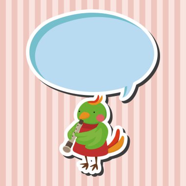 Hayvan kuş oynayan enstrüman