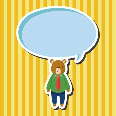 hayvan ayı alt çizgi film Tema öğeleri