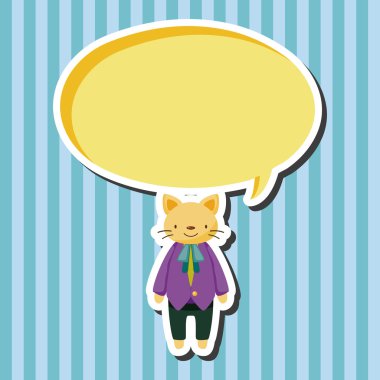 hayvan kedi alt çizgi film Tema öğeleri