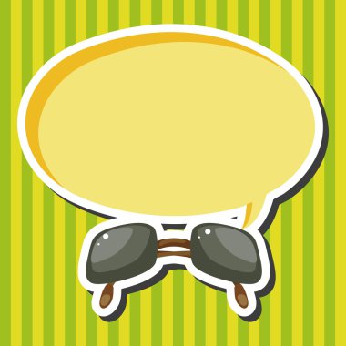 Ekipman güneş gözlüğü Tema öğeleri seyahat