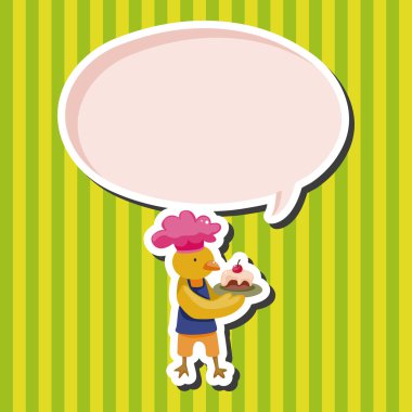 hayvan Şef çizgi film Tema öğeleri