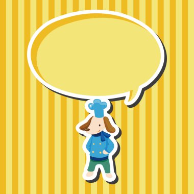 hayvan köpek aşçı çizgi film Tema öğeleri