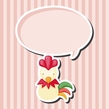 Çince Zodyak horoz Tema öğeleri