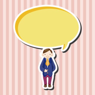 Erkek adam çizgi film Tema öğeleri