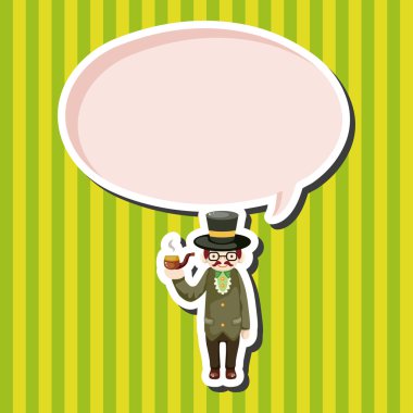 Erkek adam çizgi film Tema öğeleri