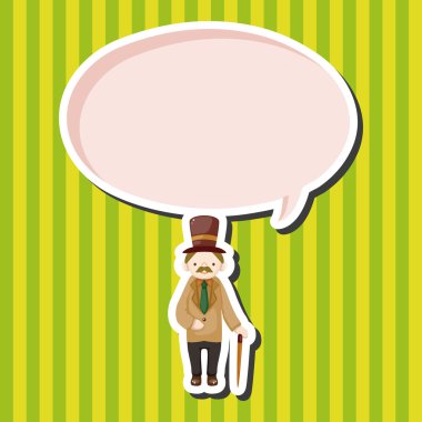 Erkek adam çizgi film Tema öğeleri