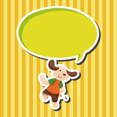 Tema öğeleri Karikatür hayvan dans