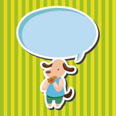 öğleden sonra çay Tema öğeleri sahip hayvan