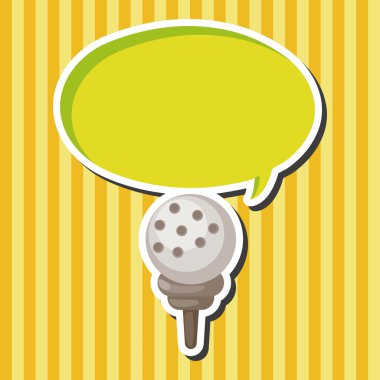 Golf ekipman Tema öğeleri