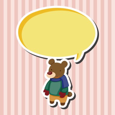 hayvan kış çizgi film Tema öğeleri