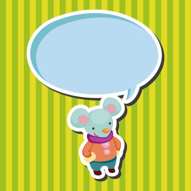 hayvan kış çizgi film Tema öğeleri