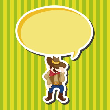 kovboy Tema öğeleri