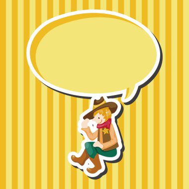 kovboy Tema öğeleri