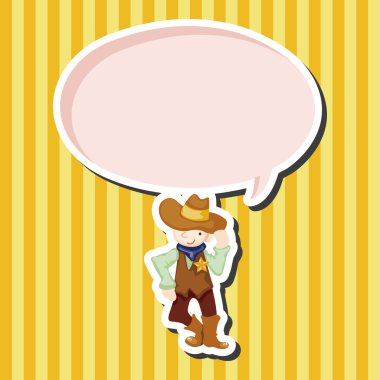 kovboy Tema öğeleri