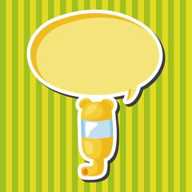 Evde beslenen hayvan su içme Tema öğeleri