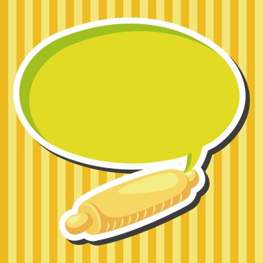 elementos de tema de rolo de utensílios de cozinha