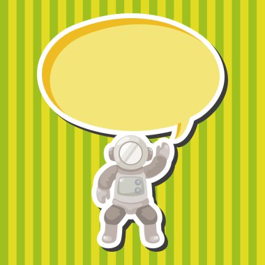 Spaceman Tema öğeleri vektör, eps