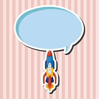 Uzay gemisi Tema öğeleri vektör, eps