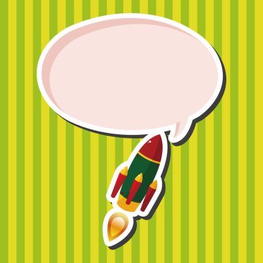 Uzay gemisi Tema öğeleri vektör, eps