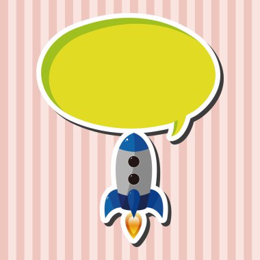 Uzay gemisi Tema öğeleri vektör, eps