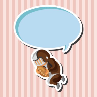 labdarúgó játékos téma elemek vektor, eps