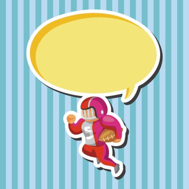 labdarúgó játékos téma elemek vektor, eps