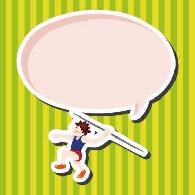 Atletizm sporcular Tema öğeleri vektör, eps