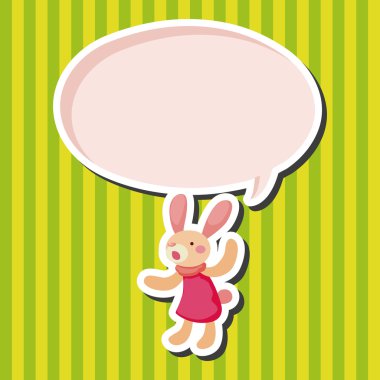 tavşan Tema eleman vektör, eps