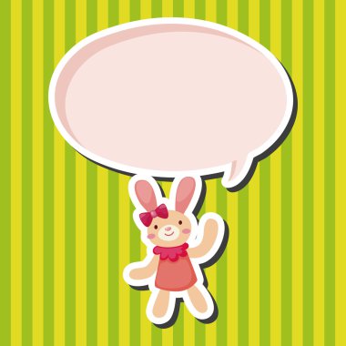 tavşan Tema eleman vektör, eps