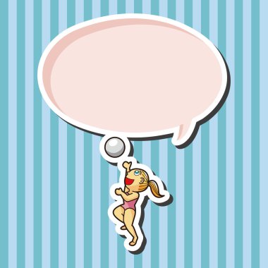 스포츠 테마 요소를 물