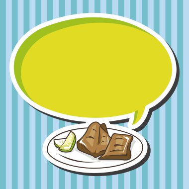 Japon yemek teması unsurları