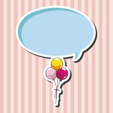 Eğlence Parkı balonlar Tema öğeleri