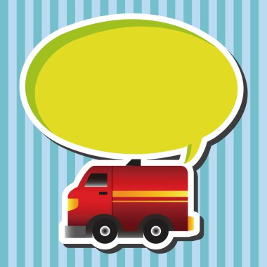 kamyon Tema öğeleri vektör, eps