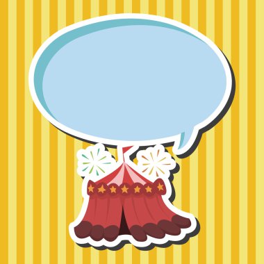 sirk tema çadır öğeleri