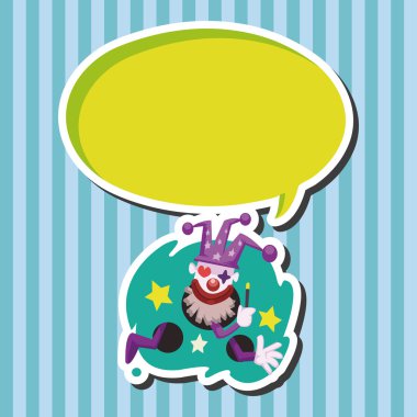 sirk tema palyaço öğeleri