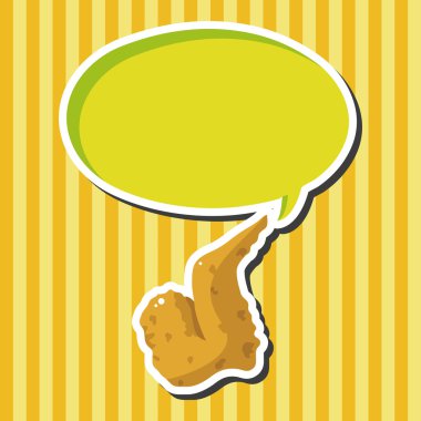 Kızarmış gıdalar Tema tavuk öğeleri