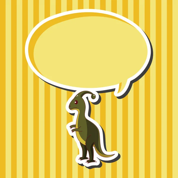 Éléments de thème dinosaure — Image vectorielle