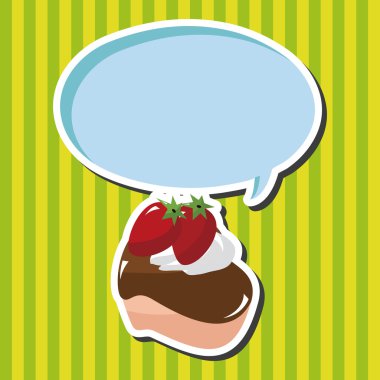 Dekorasyon kek Tema öğeleri vektör, eps10