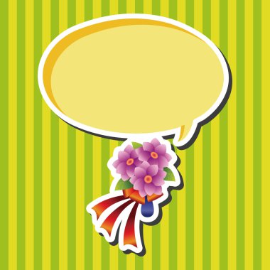 çiçek buketi Tema öğeleri vektör, eps