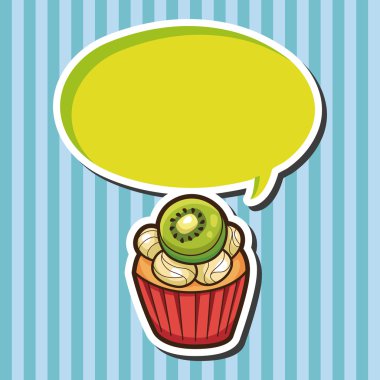 Dekorasyon kek Tema öğeleri vektör, eps10