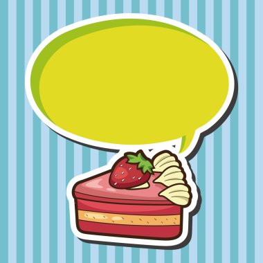 Dekorasyon kek Tema öğeleri vektör, eps10