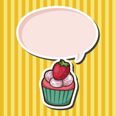 Dekorasyon kek Tema öğeleri vektör, eps10