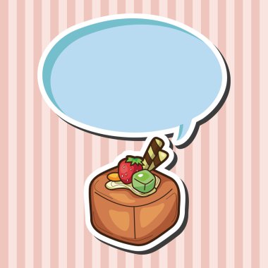 Dekorasyon kek Tema öğeleri vektör, eps10