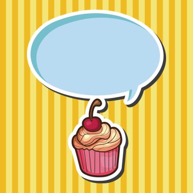 Dekorasyon kek Tema öğeleri vektör, eps10