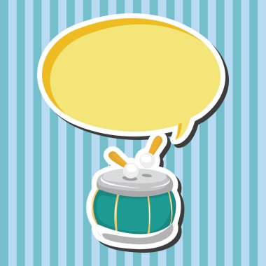 enstrüman davul çizgi film Tema öğeleri