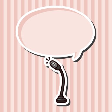 Mahkeme mikrofon Tema öğeleri